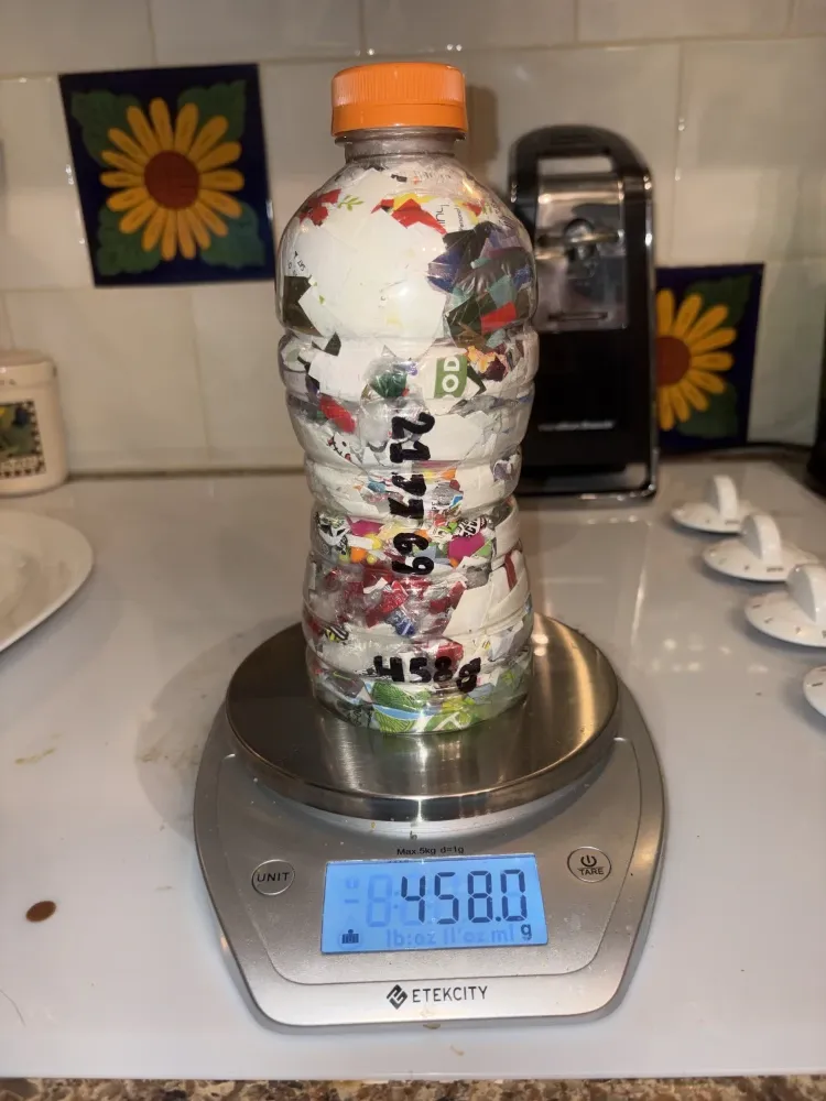 Ecobrick 217769 by Jenni Long in 6027, 86th Street, Regal Park, Lubbock, Lubbock County, Texas, 79424, United States