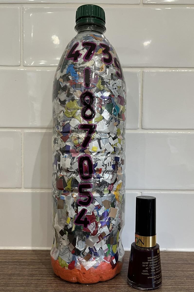 Ecobrick 187054 was made in Bedford, Bedford,  England and logged on 2022-05-28 16:19:00