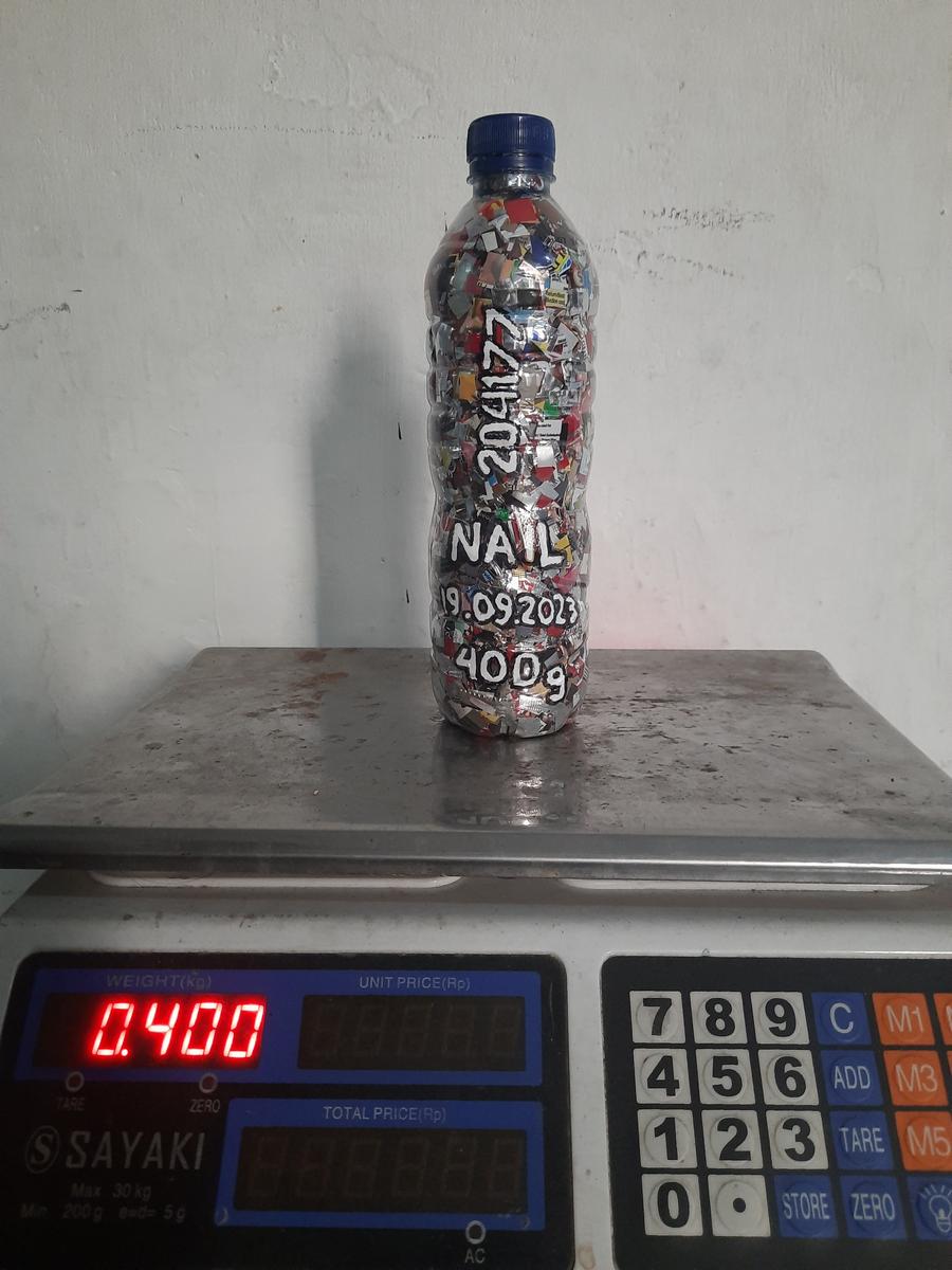 Ecobrick 204177 was made in cimahi, Jawa Barat,  Indonesia and logged on 2023-09-18 03:19:00