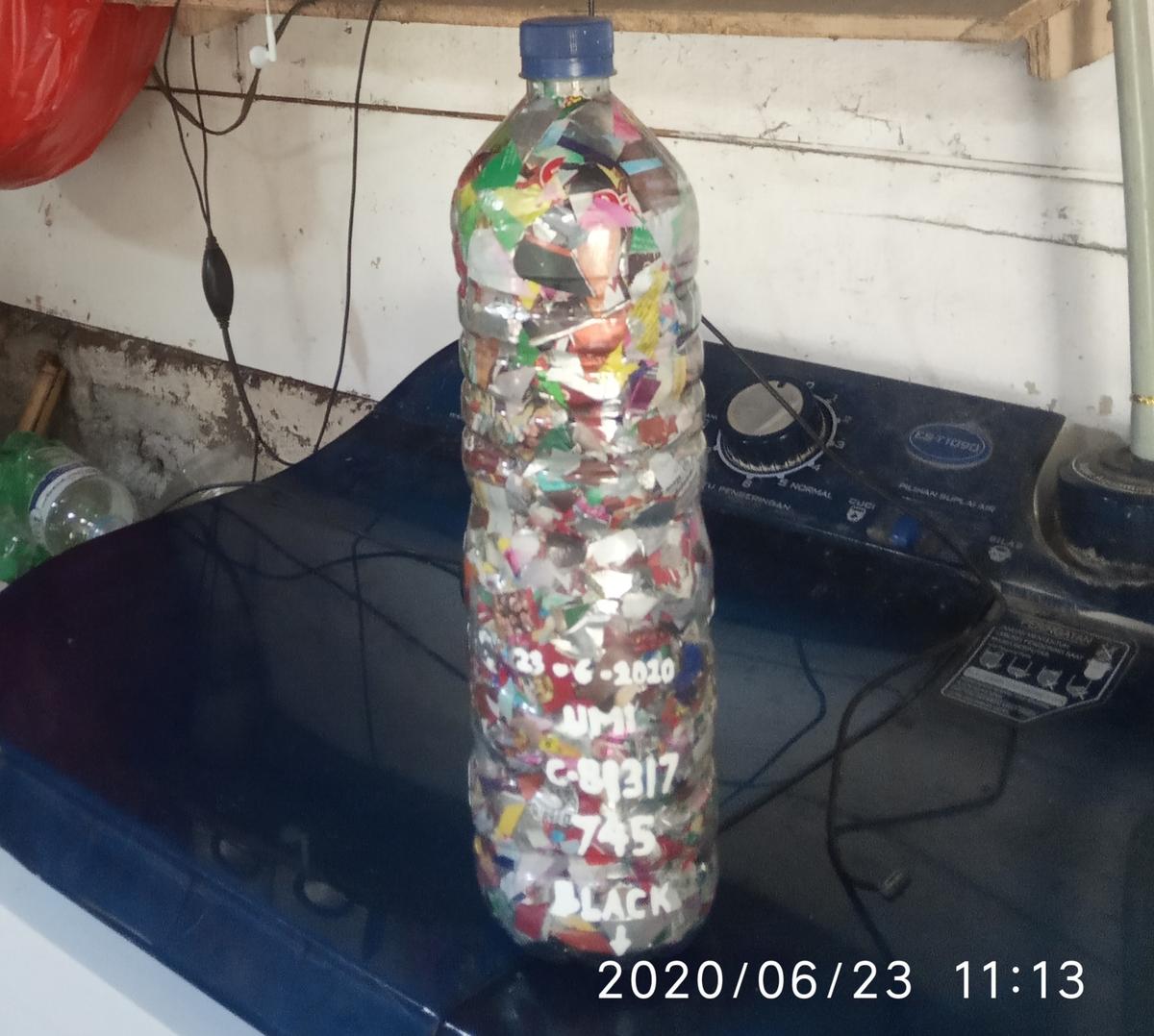 Ecobrick 81317 was made in Kendal,  Jawa Tengah,  Indonesia and logged on 2020-06-23 11:20:00