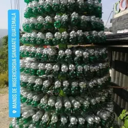 Arboles ecologicos in Sanarate, El Progreso, Guatemala has sequestered 1000 kg of plastic using 2000 ecobricks