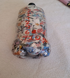 Ecobrick 217296 by Reyes Caballer in Spain