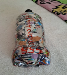 Ecobrick 217298 by Reyes Caballer in Spain